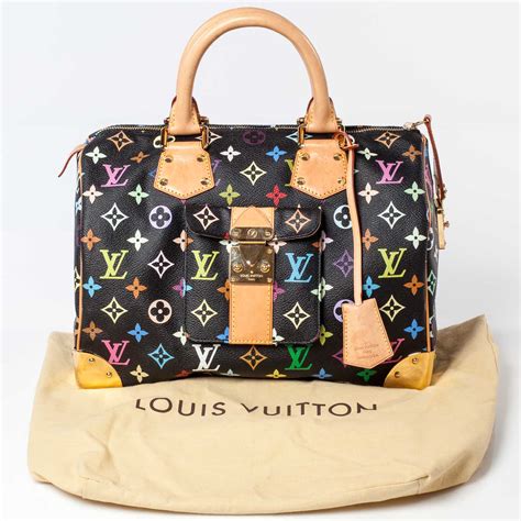 authentic louis vuitton multicolor speedy 30|louis vuitton speedy bag interior.